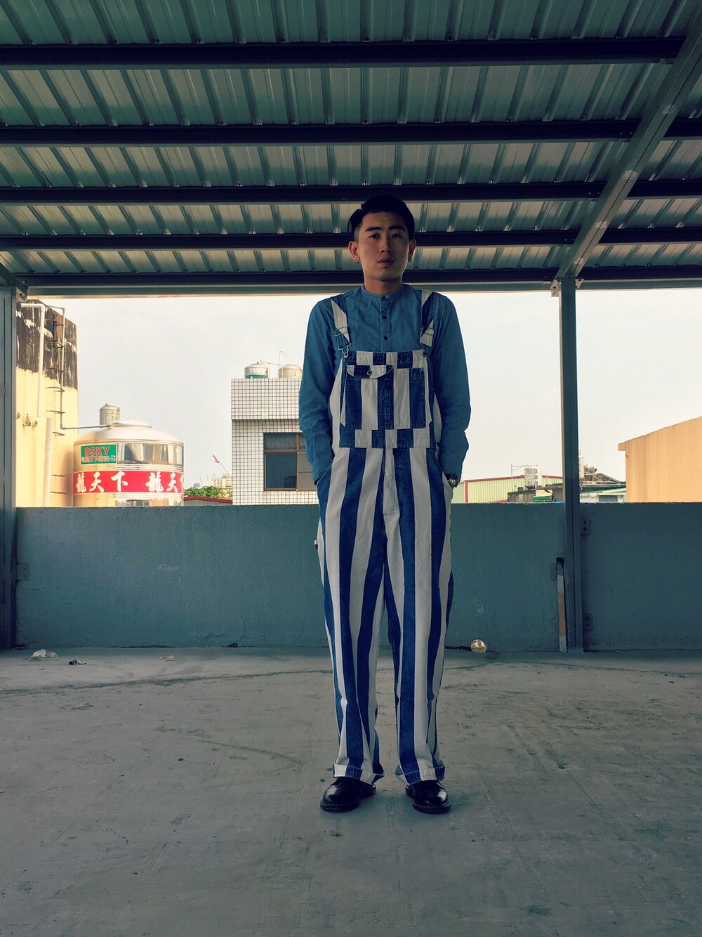 「vintage、Taiwan、Levi's、ootd、kaohsiung、ootdtw」｜「Levi'sのLevi's SilverTab（ワンピース、その他）」を使った、Fat SOさん（メンズ・181cm）の秋コーディネートの1枚目の写真