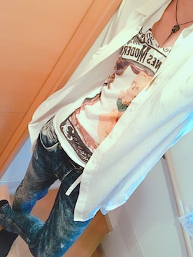 「GGD（ジージーディー）のアイテム（その他アウター）」を使った、ゆうたそさん（メンズ・183cm）の秋コーディネート