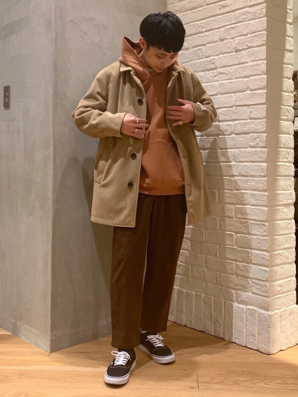 B:MING by BEAMS ハイブリットメルトン ステンカラーコート B:MING by BEAMS（ビーミングバイビームス）の「B:MING by BEAMS