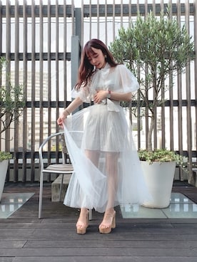 「REDYAZEL（レディアゼル）のアイテム」を使った、fukamichieさん（レディース・145cm）の秋コーディネート