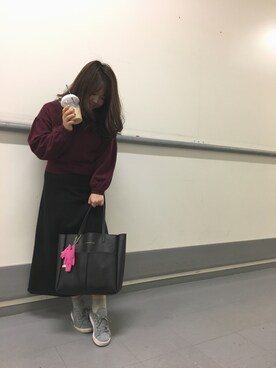 ふみこさん（レディース・152cm）の冬コーディネート