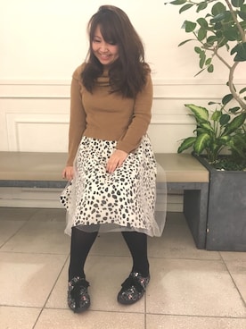 ふみこさん（レディース・152cm）の冬コーディネート