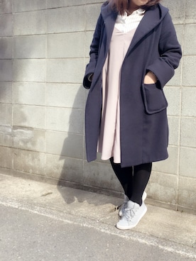 「BSTR」｜「アイテム（その他アウター）」を使った、ふみこさん（レディース・152cm）の春コーディネート