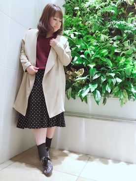 「BSTR」｜「アイテム（ジャケット/アウター）」を使った、ふみこさん（レディース・152cm）の春コーディネート