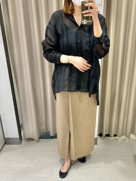 「KBF+」｜「アイテム（バレエシューズ）」を使った、mikkoさん（レディース・168cm）の春コーディネート