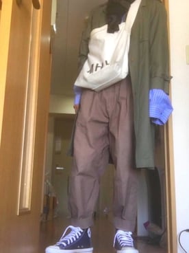「LADMUSICIAN」｜「アイテム（ジャケット/アウター）」を使った、goさん（メンズ・173cm）の冬コーディネート
