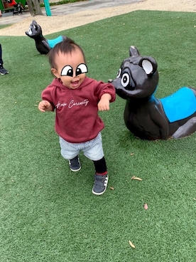 lenlen_rinrinさん（キッズ・70cm）の秋コーディネート