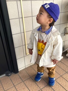 lenlen_rinrinさん（キッズ・80cm）の冬コーディネート