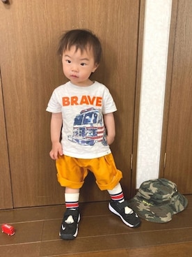 lenlen_rinrinさん（キッズ・80cm）の春コーディネート