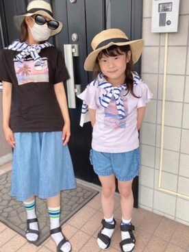 Wego ウィゴー の Wego カラーレインボーフォトプリントtシャツ Tシャツ カットソー Wear