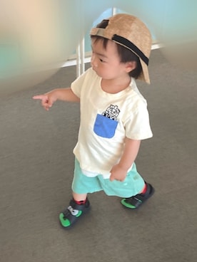「Mint隊」｜lenlen23さん（キッズ・80cm）の夏コーディネート