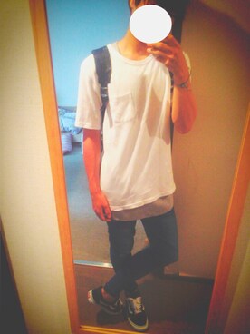 「jiggys shop（ジギーズショップ）のアイテム」を使った、Yumaさん（メンズ・174cm・20代）の夏コーディネート