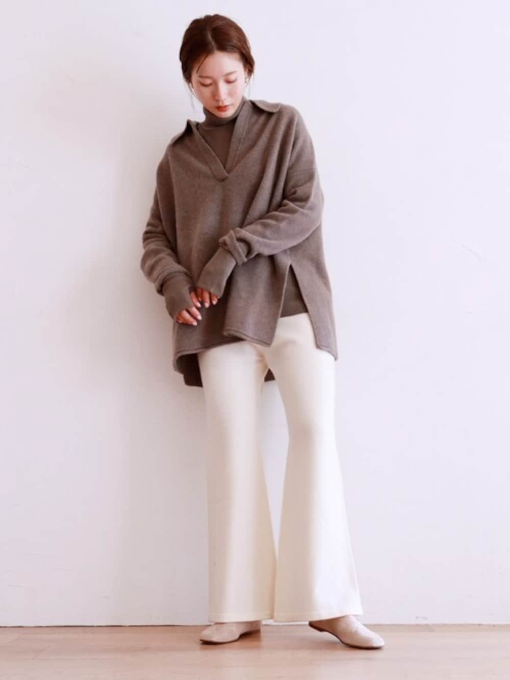 plage（プラージュ）の「Baby wool エリツキニット3◇（ニット