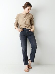 Plage☆アトリエフランセ別注 HENLY NECK L/SL シャツ plage（プラージュ）の「【LES ATELIERS FRANCAIS DE CONFECTION】別注