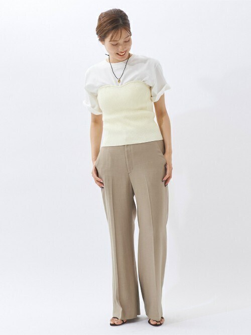 plage（プラージュ）の「《VERY6月号掲載》washable linen パンツ2