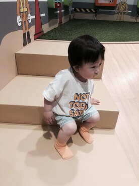 「ARIA（アリア）のアイテム」を使った、mntさん（キッズ・90cm）の夏コーディネート