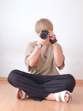 「KANGOL（カンゴール）のアイテム（腕時計）」を使った、ゆんさん（メンズ・170cm）の夏コーディネート