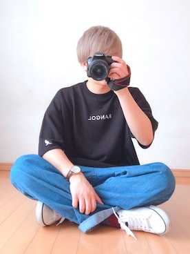 「KANGOL（カンゴール）のアイテム（腕時計）」を使った、ゆんさん（メンズ・170cm）の夏コーディネート