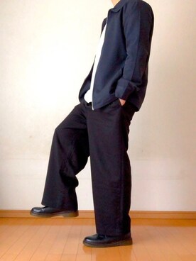 「MONO-MART（モノマート）のアイテム（その他アウター）」を使った、ゆんさん（メンズ・170cm）の秋コーディネート