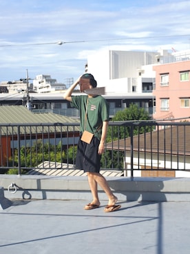 「chaosfishingclub」｜〆さん（メンズ・183cm）の夏コーディネート