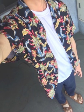 「penta（ペンタ）のアイテム」を使った、Aさん（メンズ・175cm）の夏コーディネート