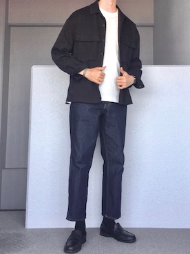 「CIAOPANIC TYPY（チャオパニックティピー）のアイテム（その他アウター）」を使った、Aさん（メンズ・175cm）の春コーディネート