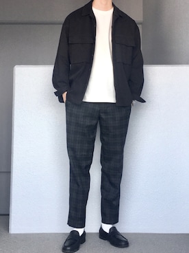 「CIAOPANIC TYPY（チャオパニックティピー）のアイテム（その他アウター）」を使った、Aさん（メンズ・175cm）の春コーディネート