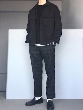 「CIAOPANIC TYPY（チャオパニックティピー）のアイテム（その他アウター）」を使った、Aさん（メンズ・175cm）の春コーディネート
