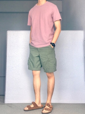 「penta（ペンタ）のアイテム」を使った、Aさん（メンズ・175cm）の夏コーディネート