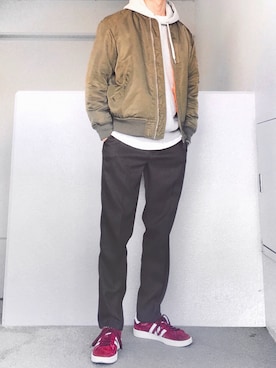 Aさん（メンズ・175cm）の冬コーディネート