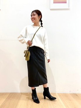 「ダンボールプルオーバー」｜NBB STAFF 14さん（レディース・154cm）の秋コーディネート