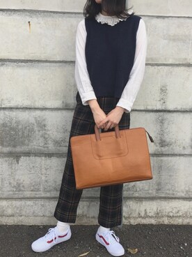 「PAR ICI」｜「アイテム（その他）」を使った、kanaさん（レディース・161cm）の秋コーディネート