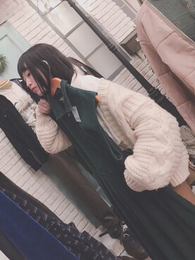 「ニットセットアップ」｜「アイテム（その他）」を使った、kanaさん（レディース・161cm）の秋コーディネート