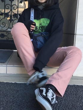 kanaさん（レディース・161cm）の冬コーディネート