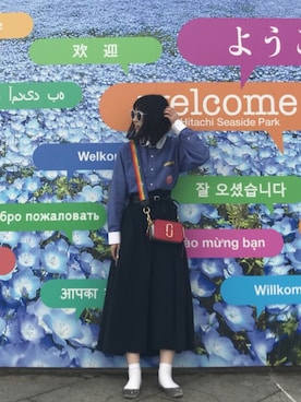 「ワイシャツ」｜「アイテム（その他）」を使った、kanaさん（レディース・161cm）の春コーディネート
