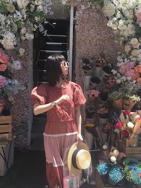 「韓国旅行」｜「アイテム（その他）」を使った、kanaさん（レディース・161cm）の春コーディネート