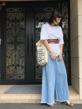 kanaさん（レディース・161cm）の夏コーディネート