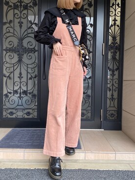 Slobe Iena スローブイエナ のオールインワン サロペット ピンク系 を使った人気ファッションコーディネート Wear