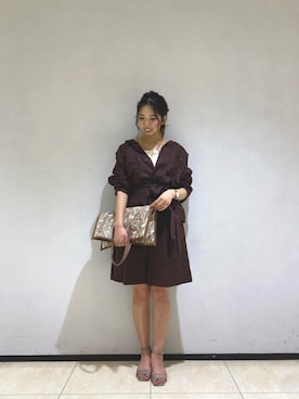 「Te chichi CLASSIC（テチチクラシック）のアイテム（その他アウター）」を使った、Ohmoriさん（レディース・162cm）の春コーディネート