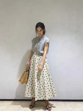 Ohmoriさん（レディース・162cm）の夏コーディネート