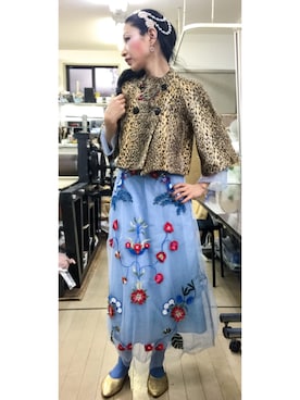 「MINIMUM（ミニマム）のアイテム」を使った、egacoさん（レディース・160cm）の春コーディネート