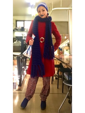 「MINIMUM（ミニマム）のアイテム」を使った、egacoさん（レディース・160cm）の春コーディネート