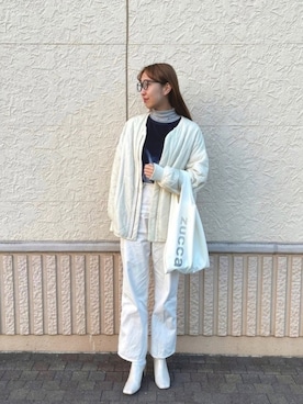 sayaさん（レディース・161cm）の冬コーディネート