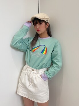 田中 優華さん(レディース・155cm)の春コーディネート