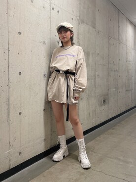 ワンピース ドレスを使った ストリート の人気ファッションコーディネート Wear