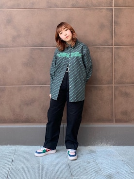 井村早良さん（レディース・156cm）の冬コーディネート