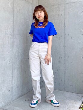 井村早良さん（レディース・156cm）の夏コーディネート