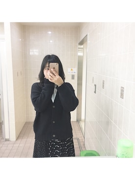 「ハイネックトップス」｜さつきさん（レディース・156cm）の冬コーディネート