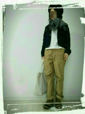 「SHIPS（シップス）のアイテム（ハンチング/ベレー帽）」を使った、みやさん（レディース・155cm）の冬コーディネート