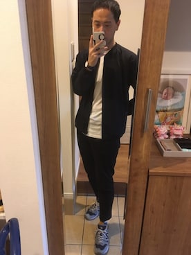 「アイテム（ブルゾン）」を使った、ta-shiさん（メンズ・170cm・30代）の秋コーディネート